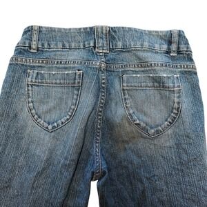 Banana Republic Blue Denim Long Below the Knee Shorts Jeans Women Sz 2